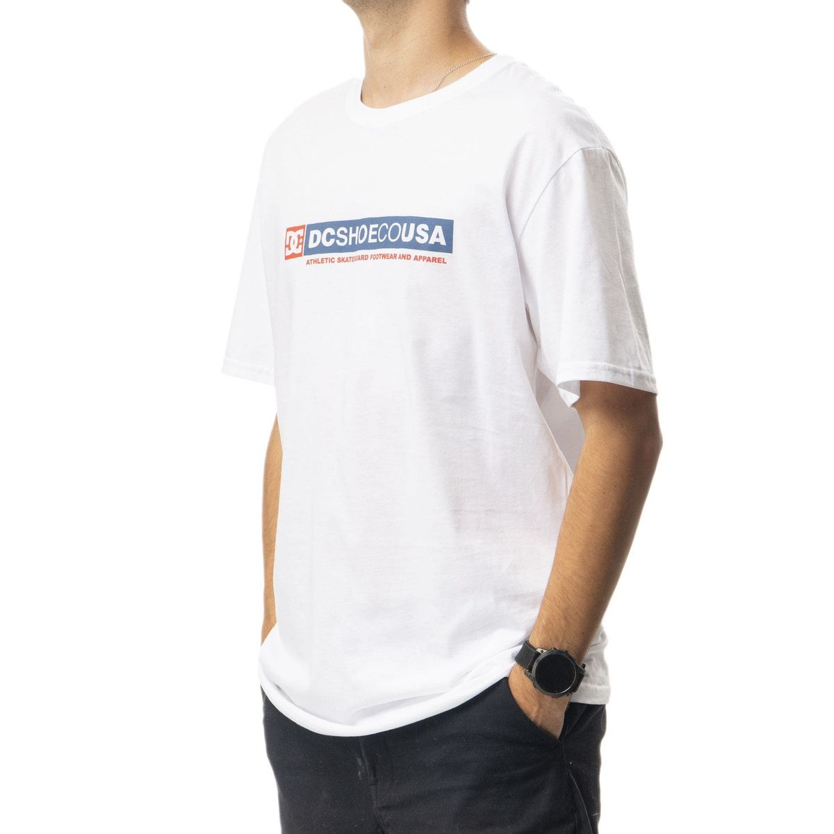 DC SHOES - Polera Hombre Heritage Blanco DC