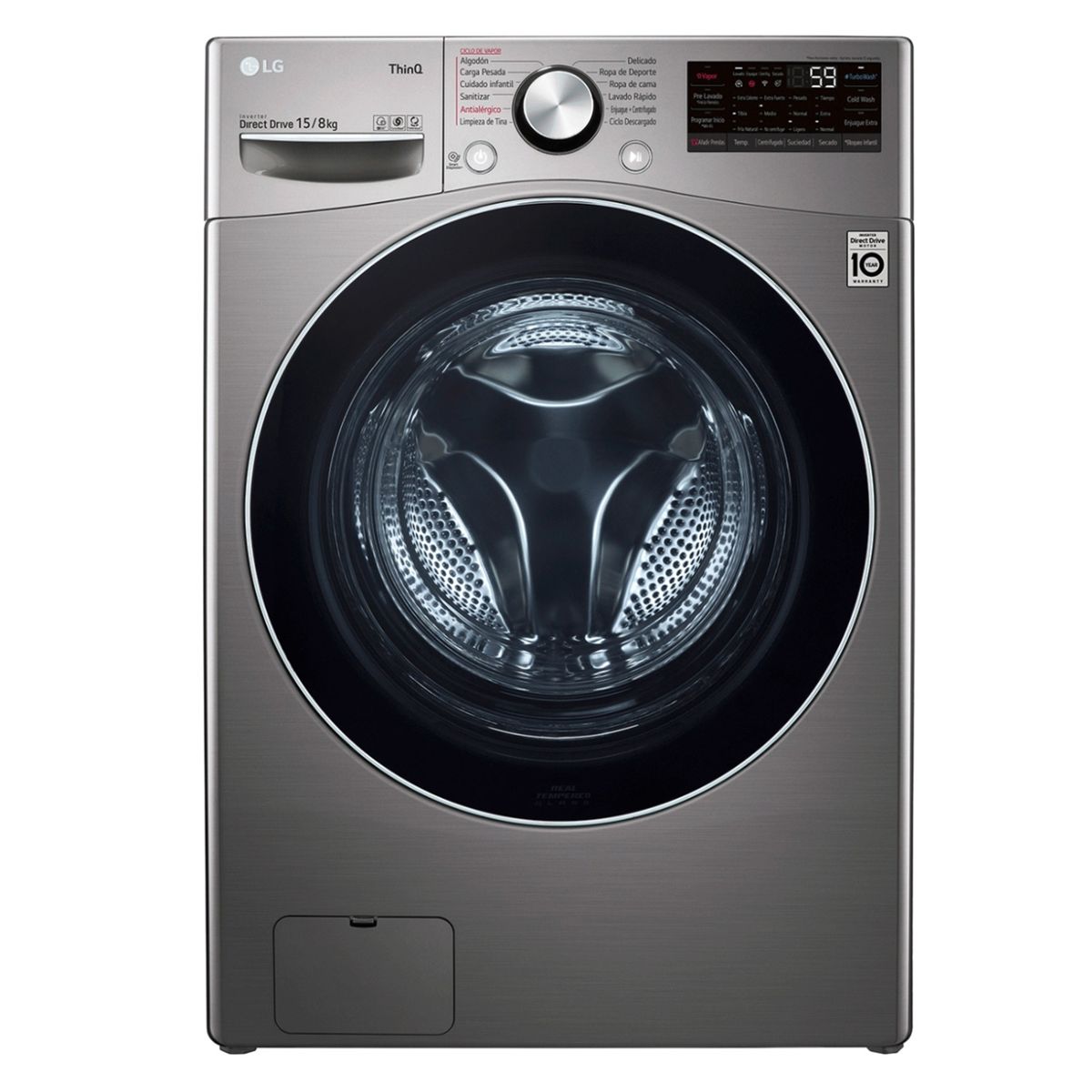 LG - Lavadora-Secadora 15 Kg/8 Kg Inverter Wd15Dg2S6 Lg