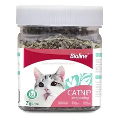 BIOLINE - Hojas de Catnip 20g Estimulante Natural para Juego y Relajación en Gatos