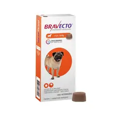 BRAVECTO - 250 mg: Comprimido Antiparasitario para Perros de 4.5 a 10 kg (Protección 3 Meses)