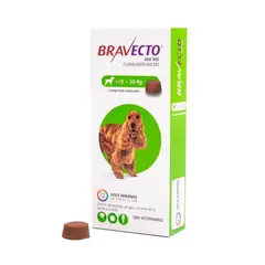 BRAVECTO - 500 mg: Comprimido Antiparasitario para Perros de 10 a 20 kg (Protección 3 Meses)