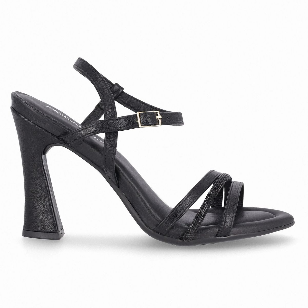 PICCADILLY - Sandalia  Mujer Negro/Strass 42 Rafa Piccadilly