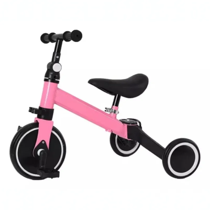 ANGELES DEL HOGAR - BICICLETA DE EQUILIBRIO Y TRICICLO 3 EN 1 PLEGABLE