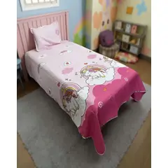 GENERICO - CUBRECAMA INFANTIL QUILT VERANO NIÑA DE VERANO