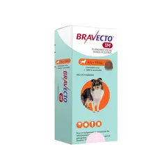 BRAVECTO - 1M (1 Mes) 100 mg - Antiparasitario Masticable para Perros Pequeños (4.5-10 kg)