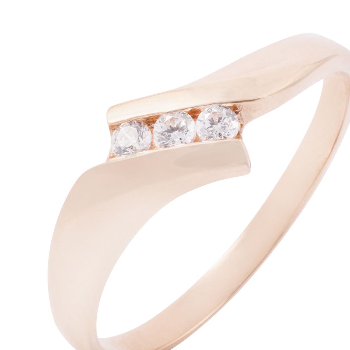 JB JOYAS BARON - Anillo Oro Miel 18kt Tres Circones