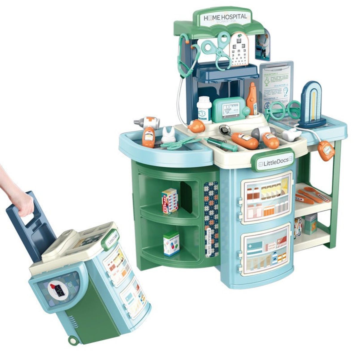 GENERICO - SET MALETA 2 EN 1 HOSPITAL