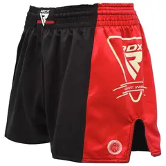 RDX - Short de Competicion Kickboxing y Artes Marciales T1 Wako Rojo S