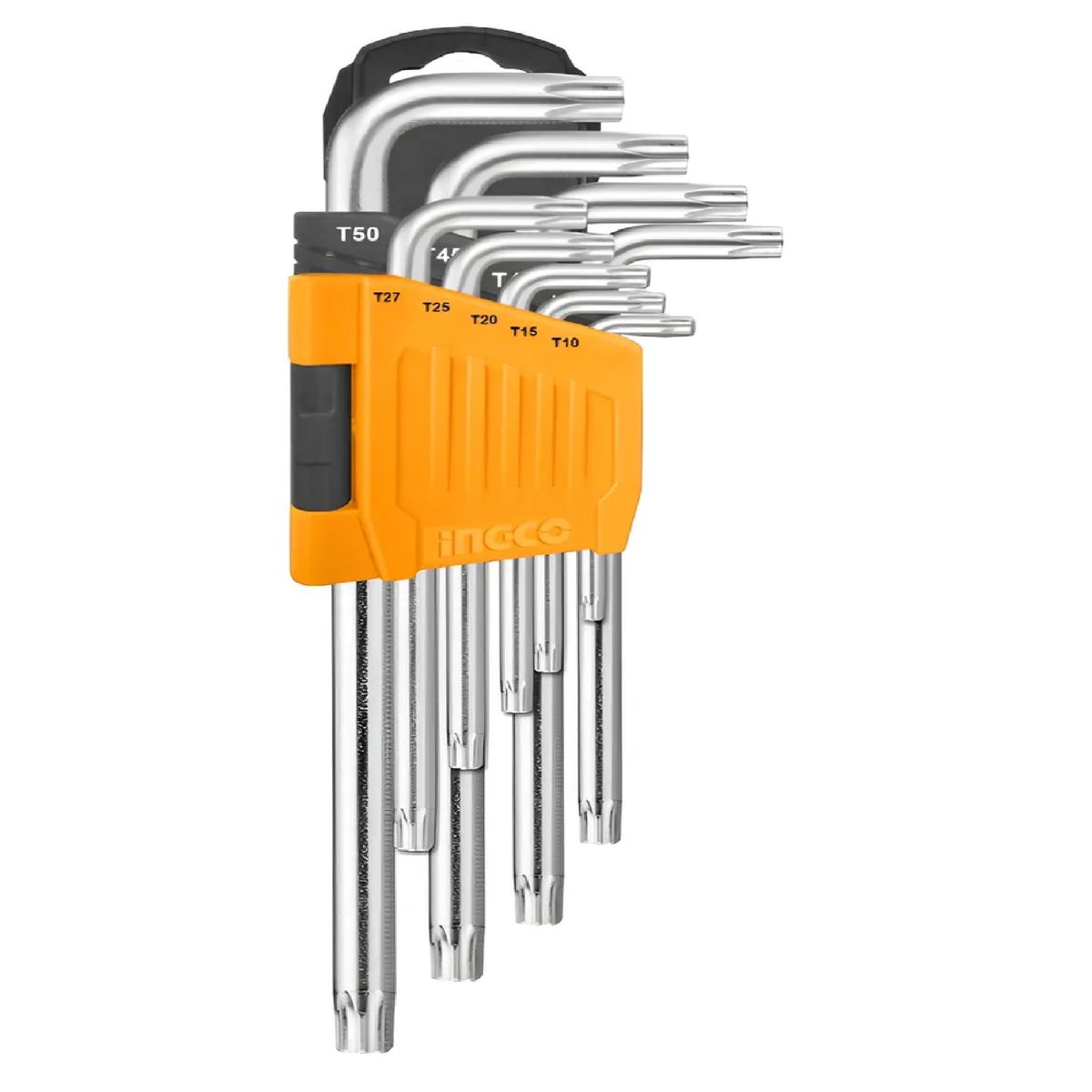 INGCO - Set 9 Llaves Torx Ingco Extra-largas T10-t50 Acero S2