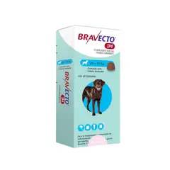 BRAVECTO - 1M (1 Mes) 400 mg - Antiparasitario Masticable para Perros de 20 a 40 kg