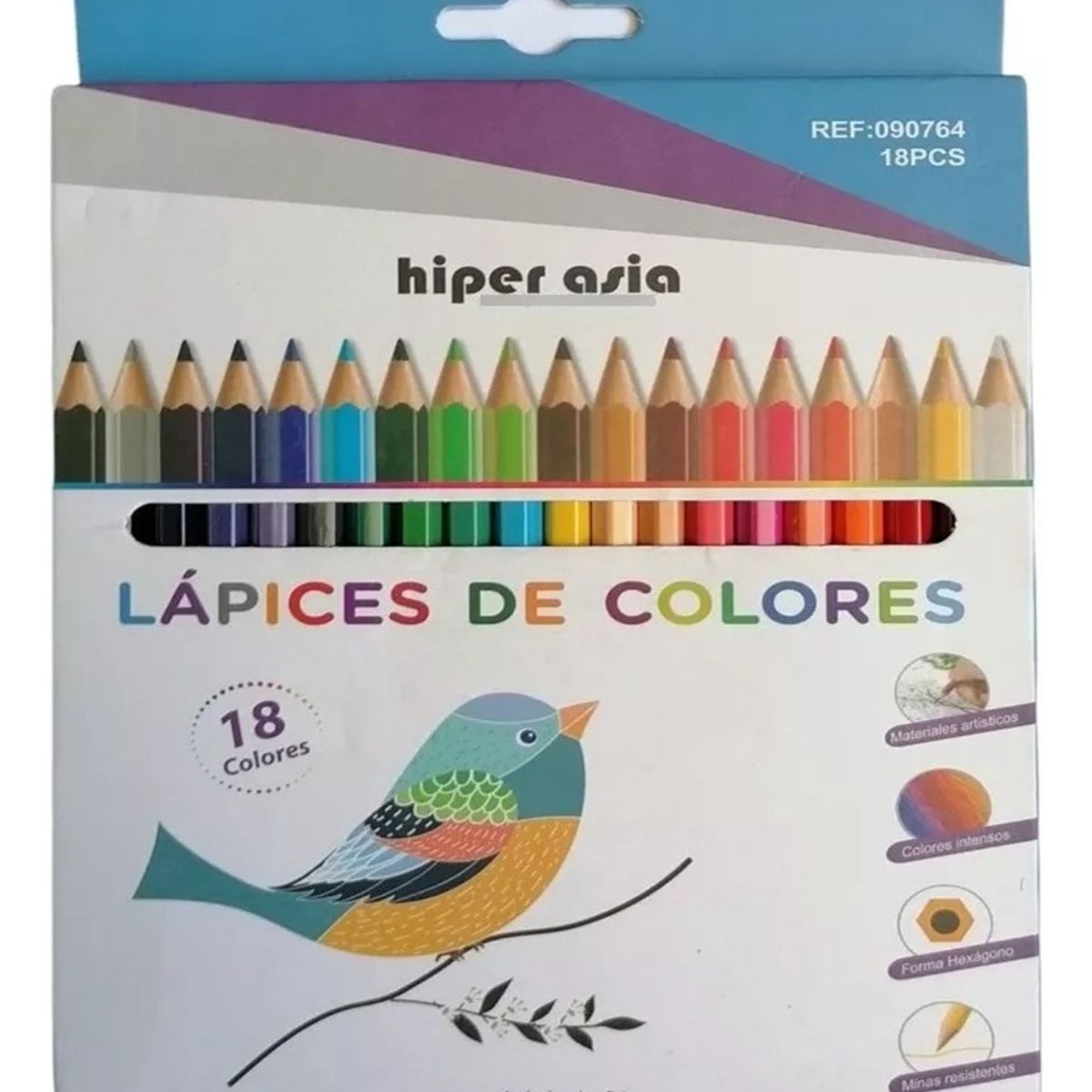 ARCA SHOPPING - Set 24 Lapices De Colores Lapices De Dibujo Lápiz De Madera