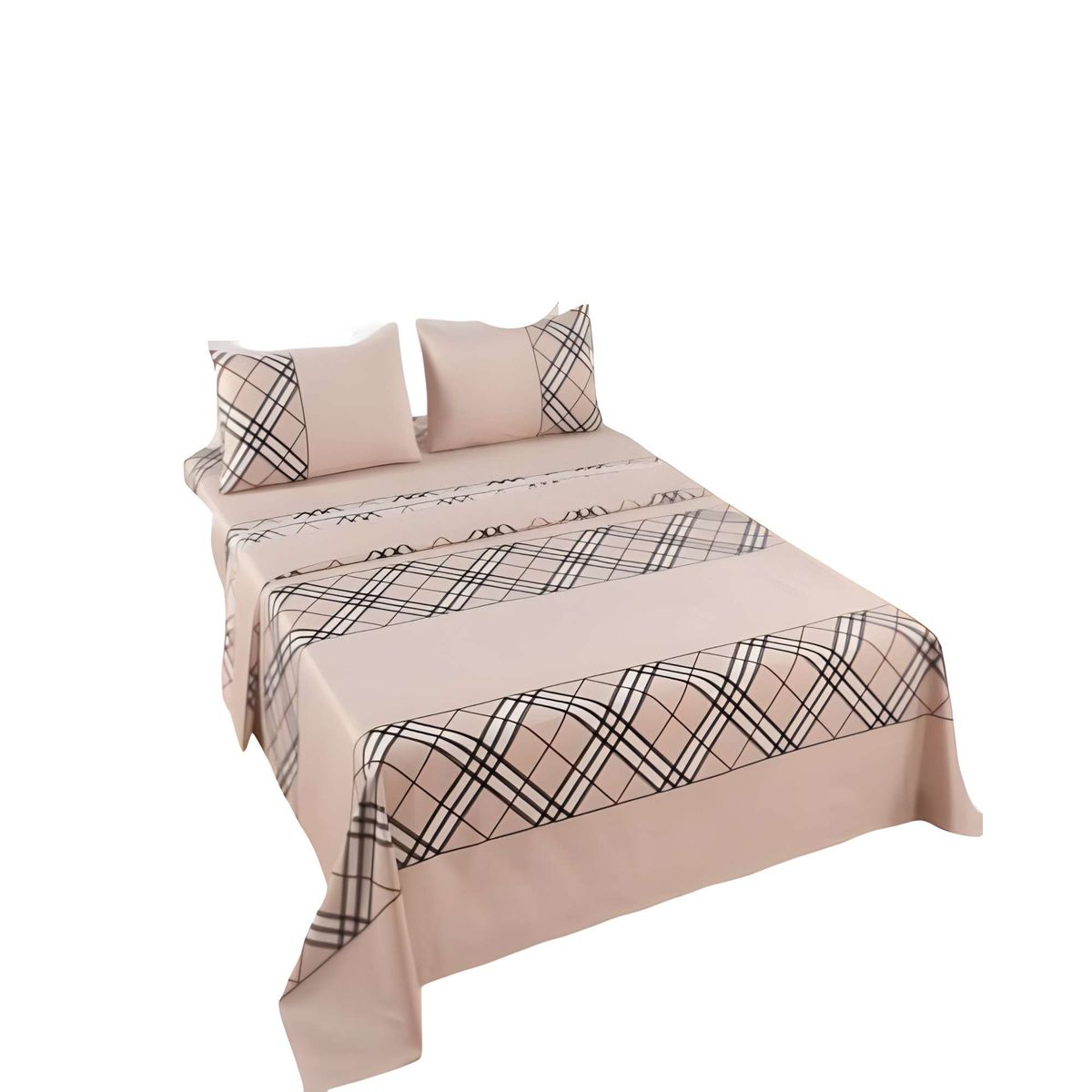 GENERICO - JUEGO DE SABANAS DE VERANO  15 PLAZA CAFÉ