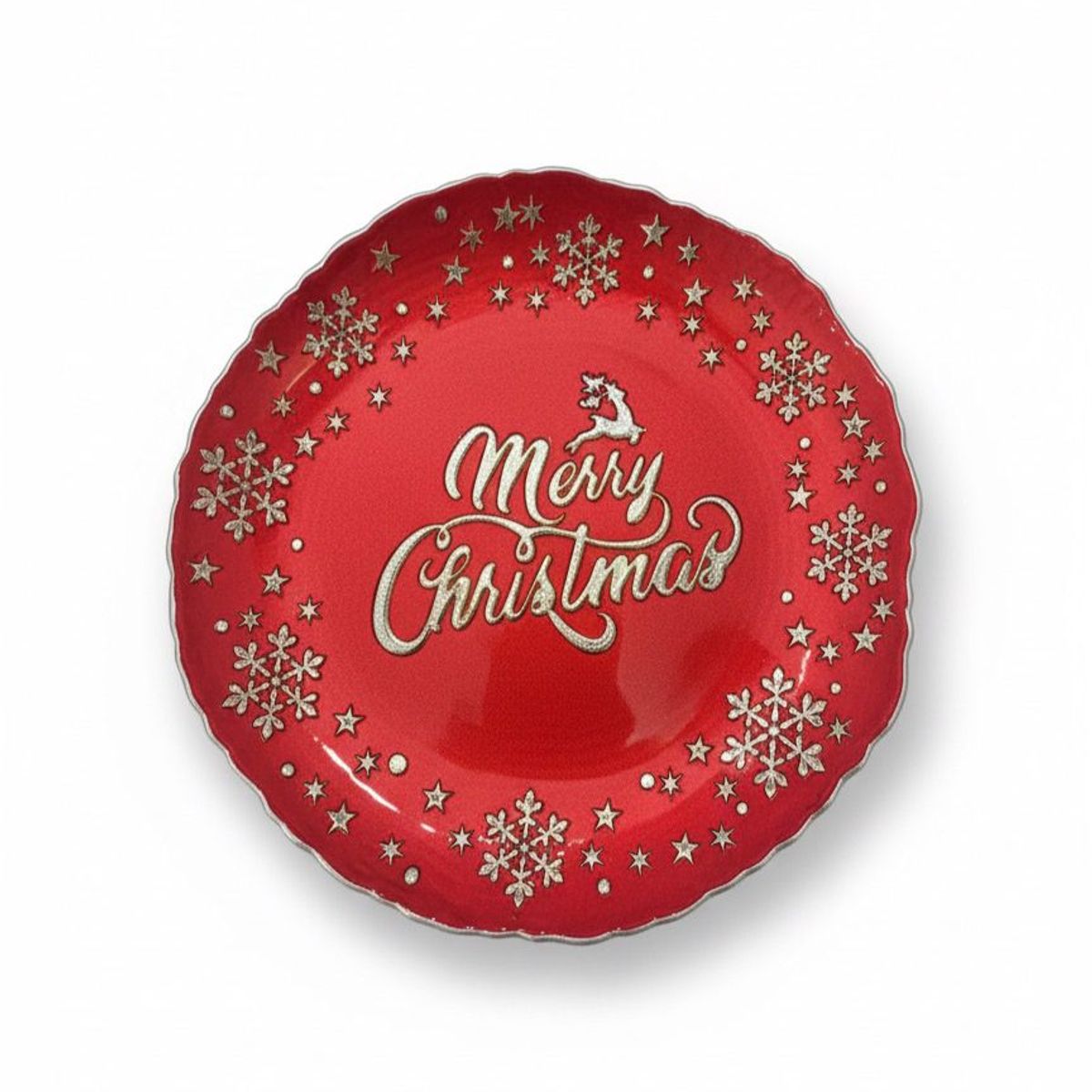 WAKESHOME - Bandeja de Lujo para Postres Quesos Cena Navideña