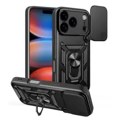 GENERICO - Carcasa Reforzada Con Cubre Cámara Para iPhone 17 Pro Max