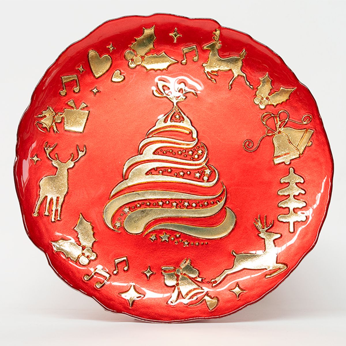 WAKESHOME - Bandeja de Lujo para Postres Quesos Cena Navideña