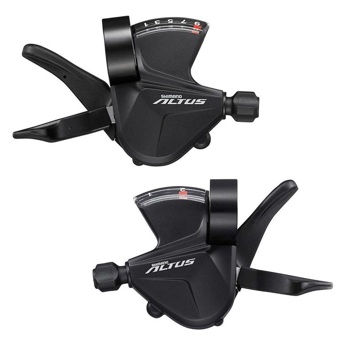 SHIMANO - Set Manillas Shimano Altus Sl-m2010 3x9 V Shifter Cambio - Negro