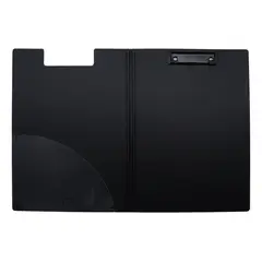 ADETEC - Tabla Apretapapel Oficio PVC Con Tapa 1 Unidad Naranjo