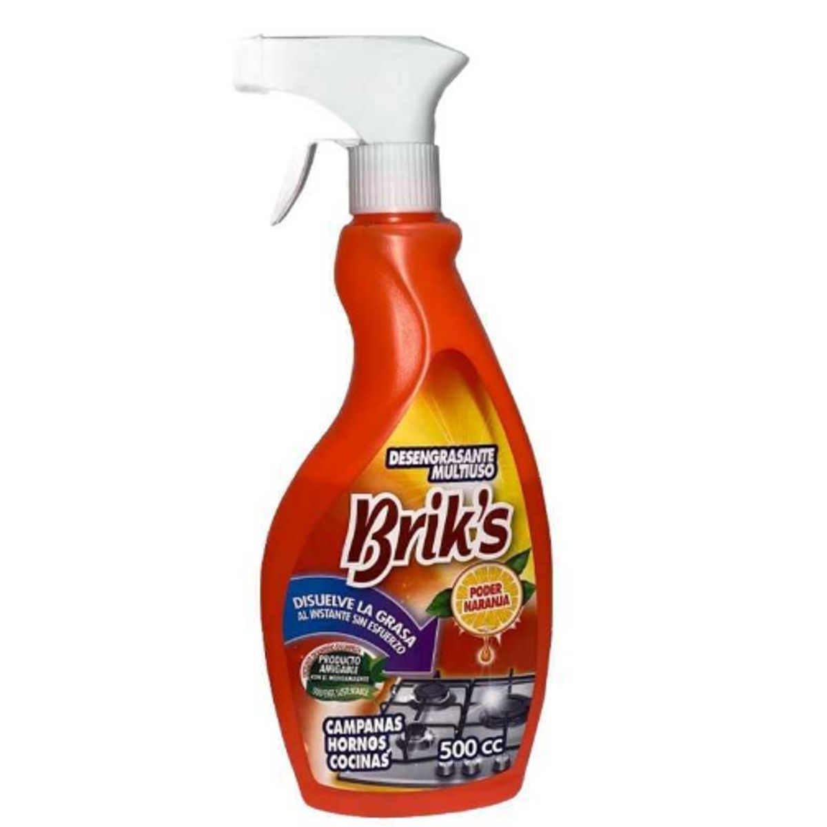 GENERICO - Desengrasante Briks 500ml Multiuso Saca Grasa