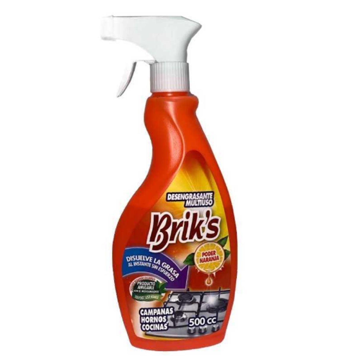 GENERICO - Desengrasante Briks 500ml Multiuso Saca Grasa