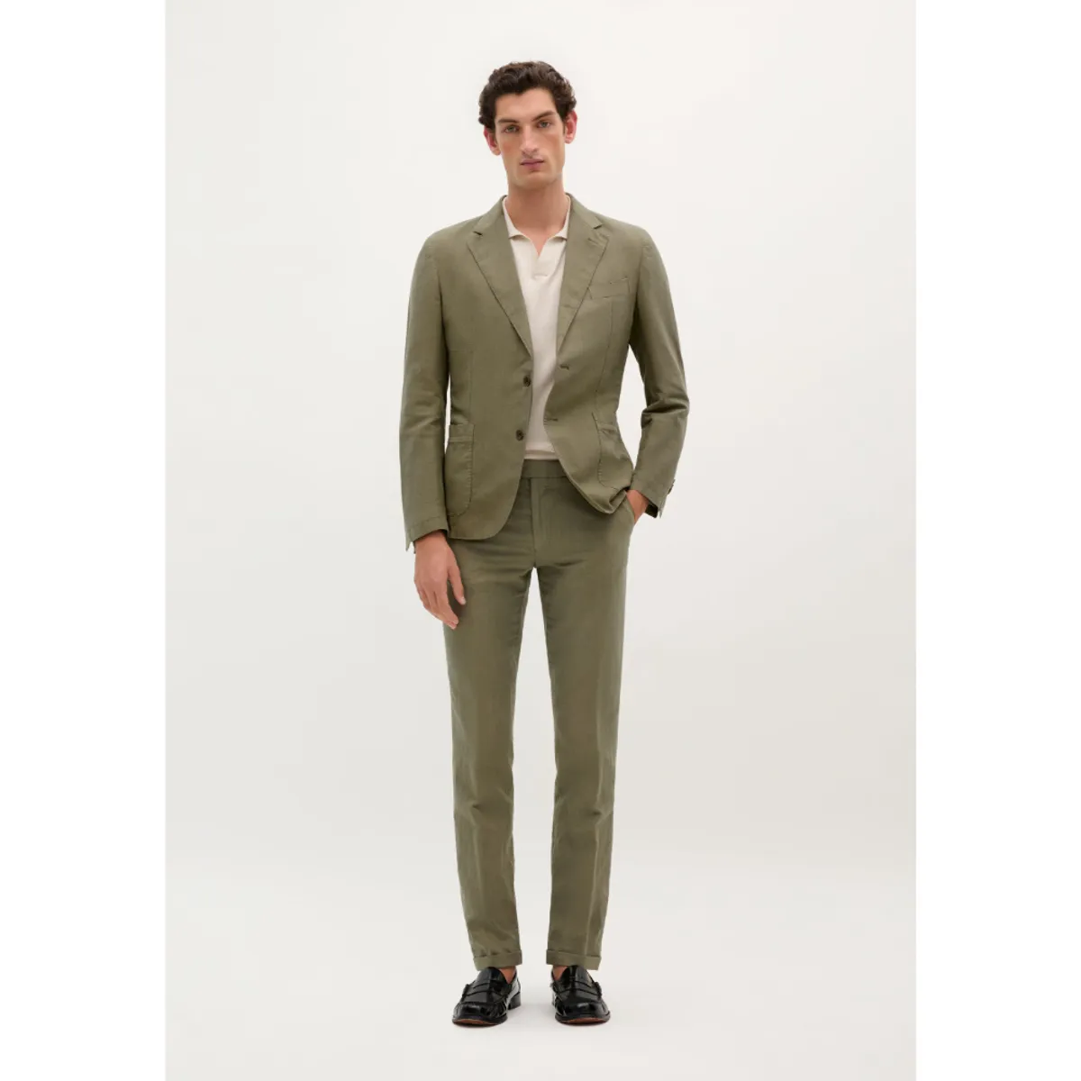 SCALPERS - PANTALÓN DE TRAJE LINO