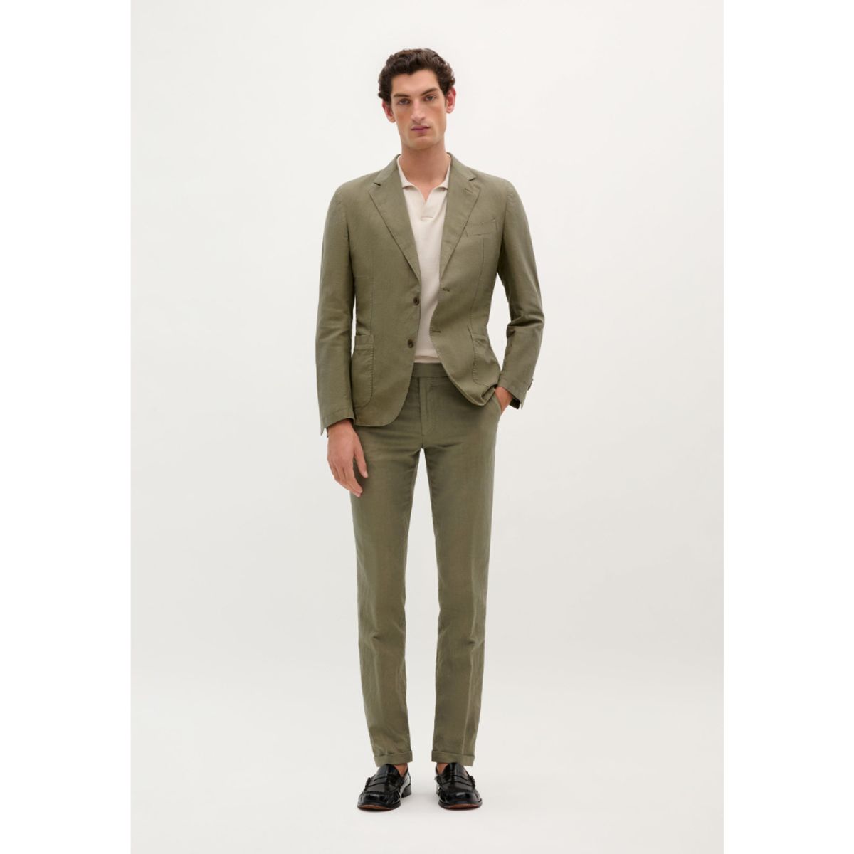 SCALPERS - PANTALÓN DE TRAJE LINO