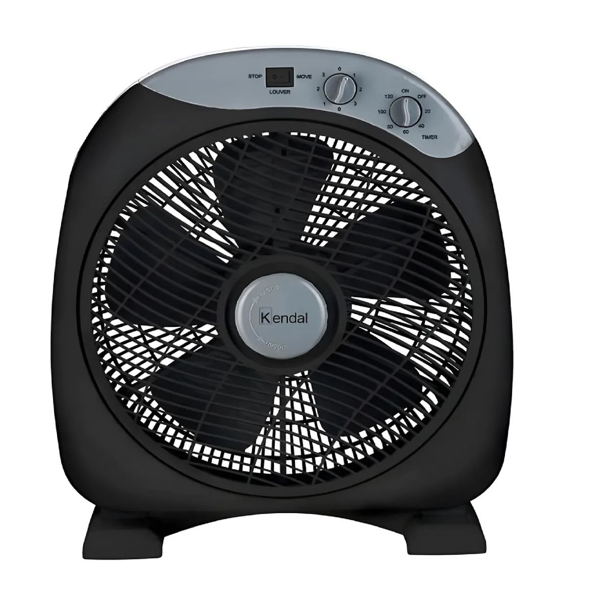 KENDAL - Ventilador Kendal Box 12 Pulgadas Kf-12b3 Negro Con Timer