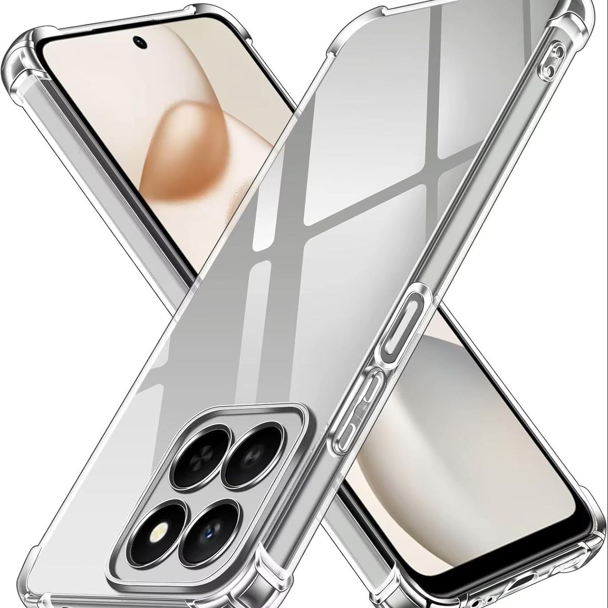 GENERICO - Carcasa Antishock transparente para Honor 400 Smart 5g - Agua