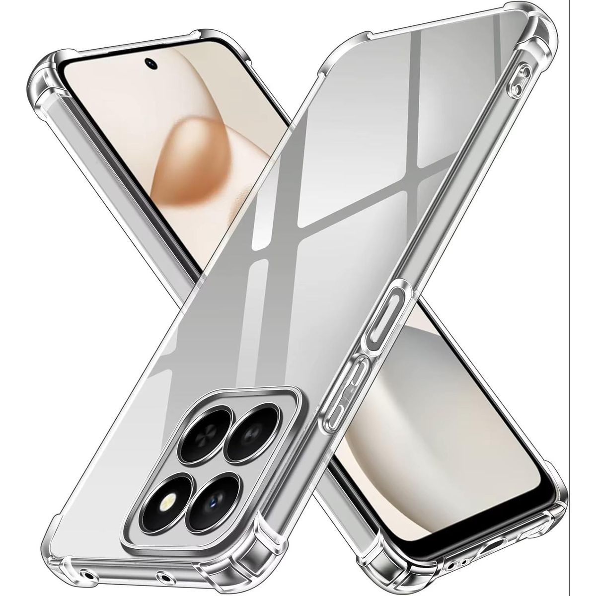 GENERICO - Carcasa Antishock transparente para Honor 400 Smart 5g - Agua