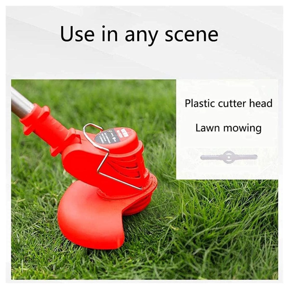 IRM - Cortadora Pasto Inalambica Maquina Orilladora para Hogar