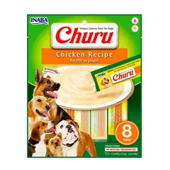 INABA - Churu Perro Sabor Pollo 8 Tubos