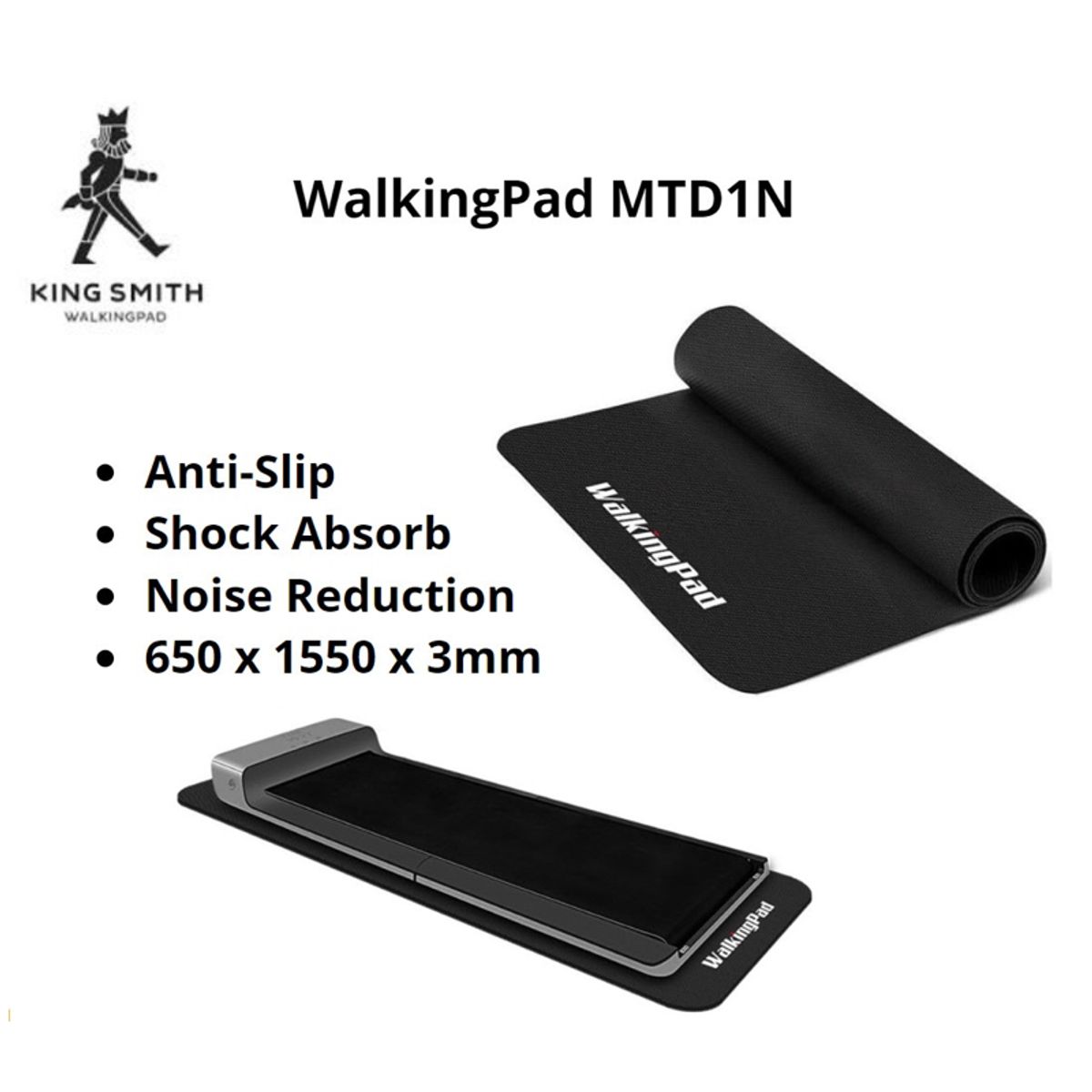 KINGSMITH - Alfombra antideslizante WalkingPad A1 PROC1