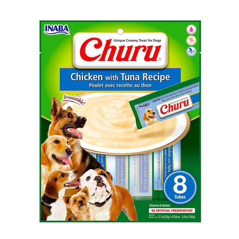 Churu Perro Sabor Pollo y Atun 8 Tubos