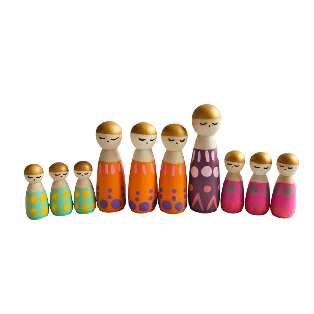 CREA TALLER - Famores personas de madera 20 unidades