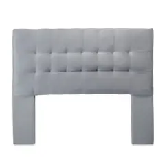 GENERICO - Respaldo 2 Plazas Felpa Gris Cp Alice