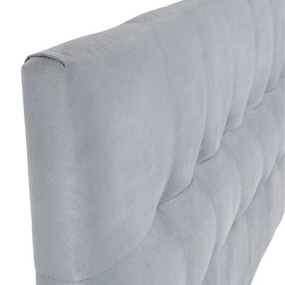 Imagen 2 del producto Respaldo 2 Plazas Felpa Gris Cp Alice