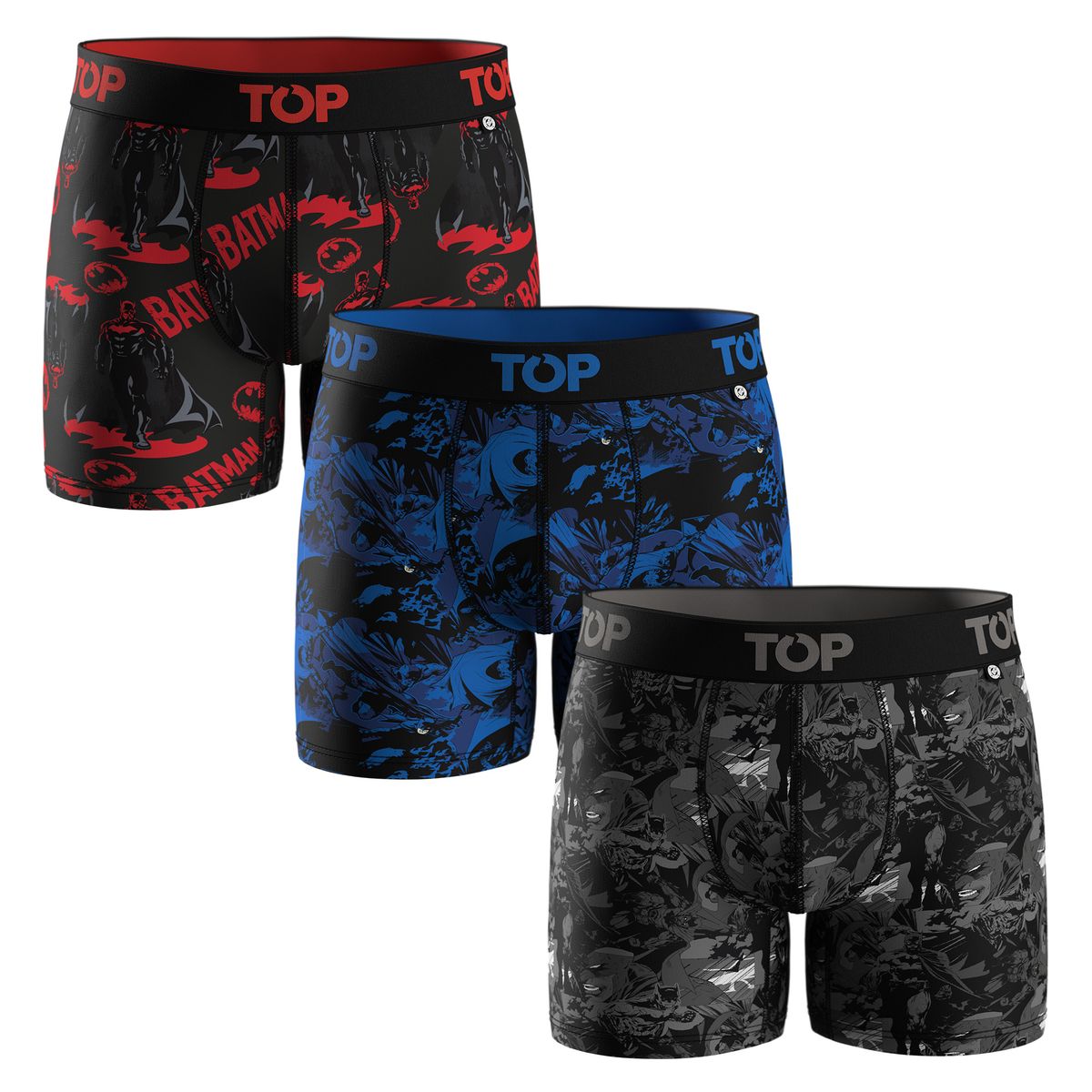 TOP - Bóxer Medio Algodón DC Pack 3 C19 Top