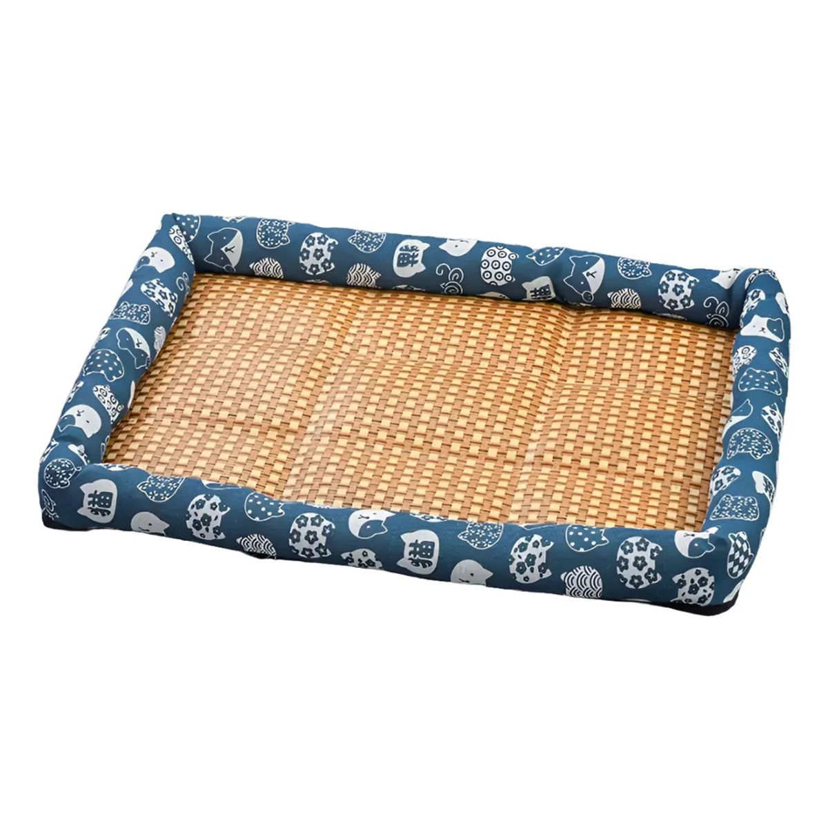 SUKEA - Cama Manta Refrescante para Mascota de Verano Azul 60x45cm