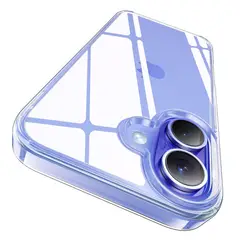 CELLBOX - Carcasa Rígida Delgada para iPhone 16 Plus - Transparente