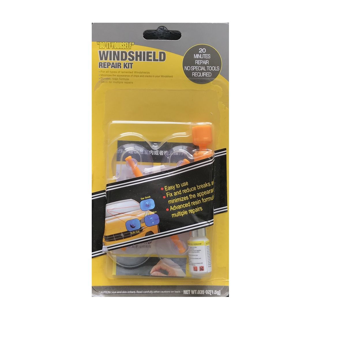 GENERICO - Kit reparador de parabrisas autos