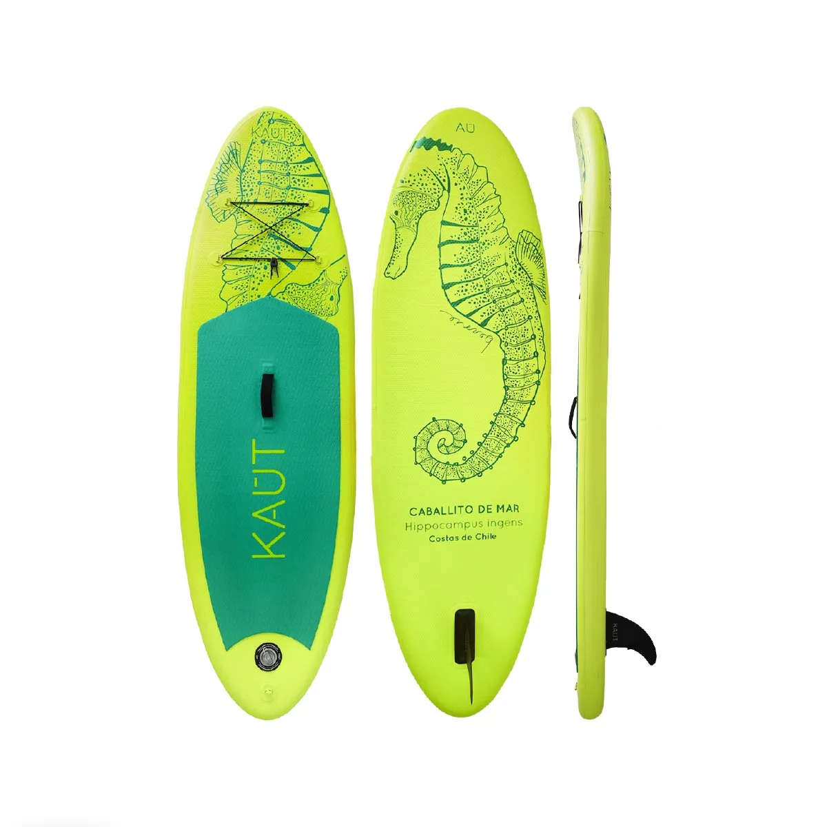 KAUT - Stand Up Paddle SUP Kaut Inflable Capa Reforzada Kids - 8 Verde Lima