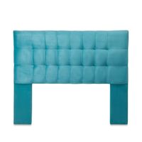 Respaldo 2 Plazas Felpa Turquesa Cp Alice