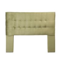 Respaldo 2 Plazas Felpa Verde Oliva Cp Alice