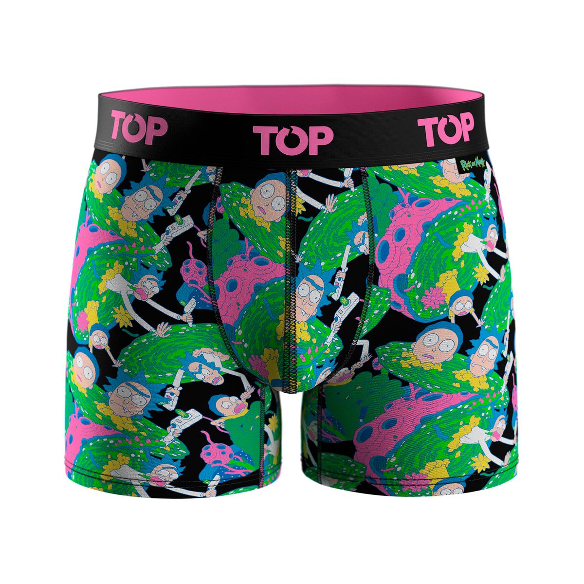 TOP - Bóxer Medio Algodón Pack 3 Rick and Morty C3 Top