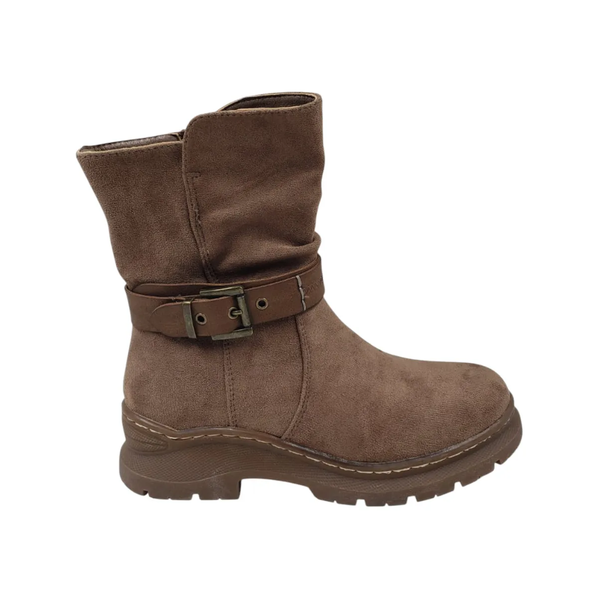 HERIEL - Bota Café Plataforma Mujer