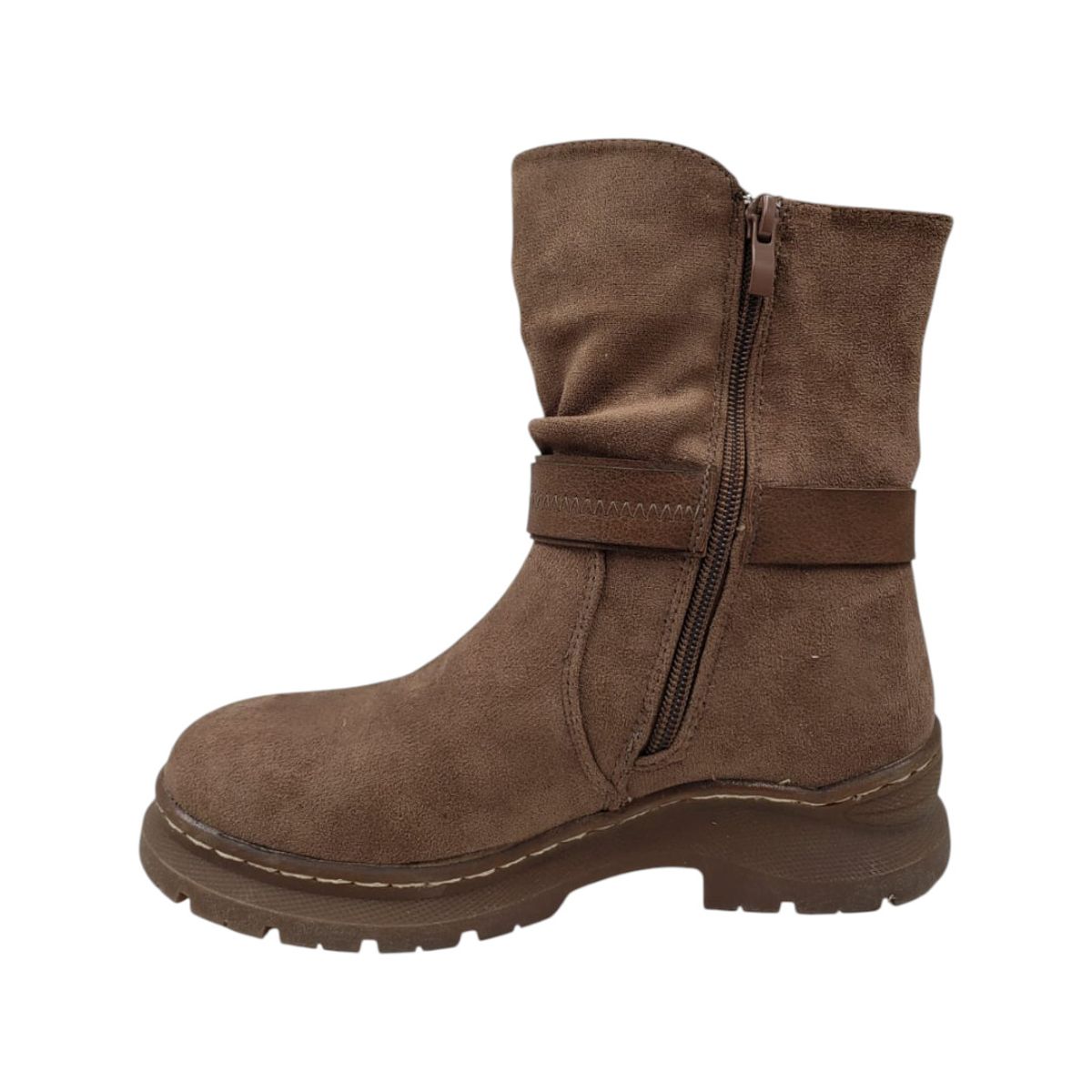 HERIEL - Bota Café Plataforma Mujer