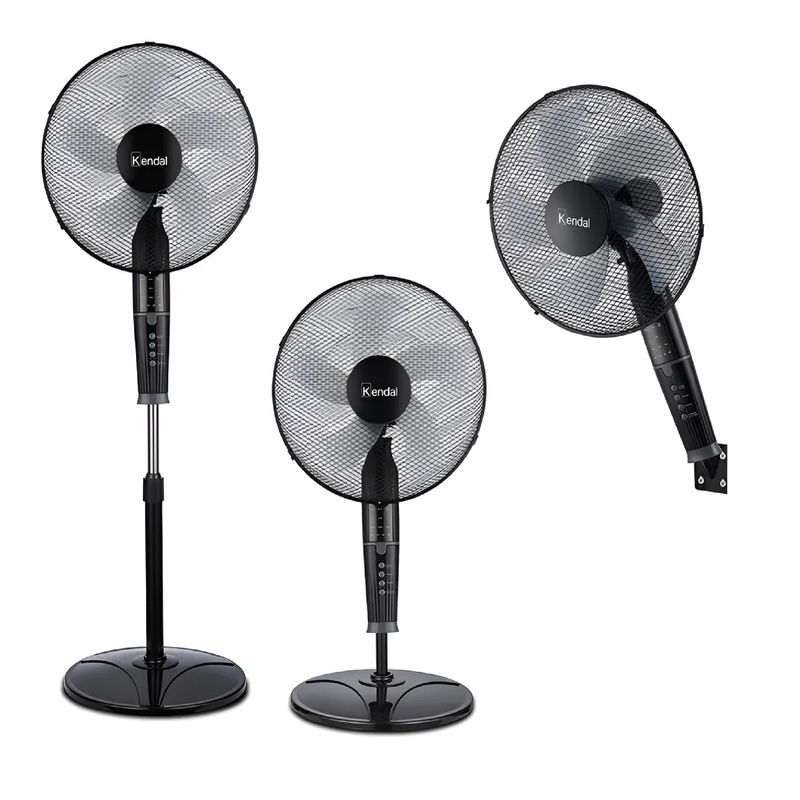 KENDAL - Ventilador 3 En 1 Kendal 16 Pulgadas Negro 3 Velocidades