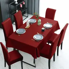 GENERICO - SET CON MANTEL Y 6 FUNDAS DE SILLAS