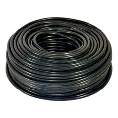 METALFER - Cordon Paralelo Negro 2x20 Certificado 100mts