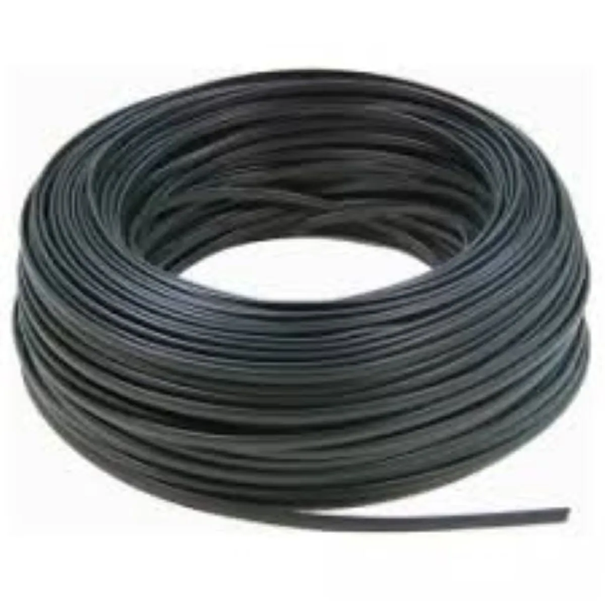 METALFER - Cordon Paralelo Negro 2x20 Certificado 100mts