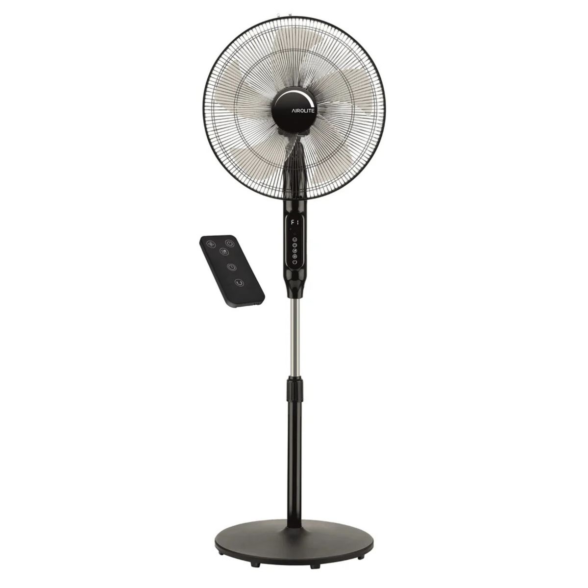 AIROLITE - Ventilador Pedestal Pie Silencioso C/r 16 V16p8r Airolite